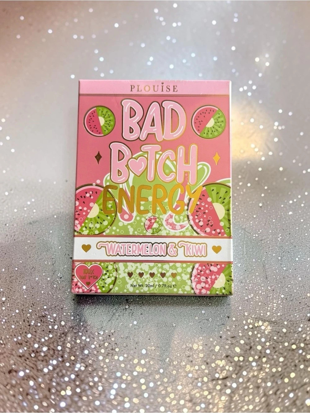 P Louise Bad B*tch Energy Watermelon & Kiwi Lip Duo Pink NWT